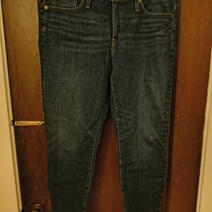 Stylish Dark Blue Women's Skinny Jeans